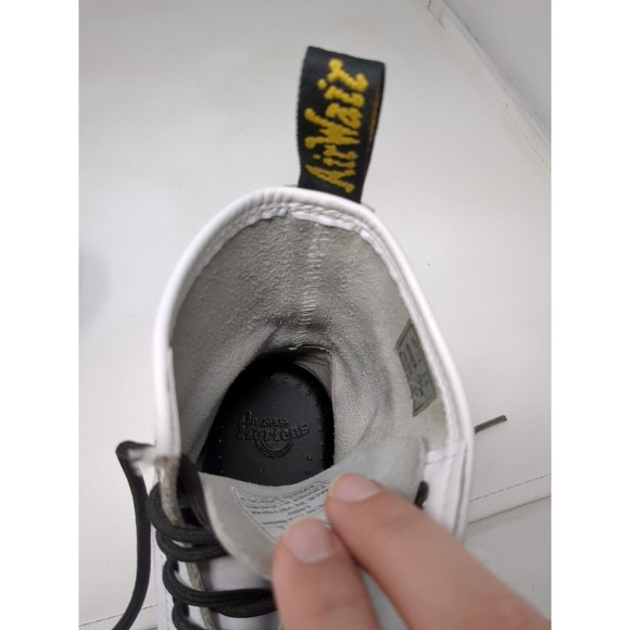 Doc Martens 1460 Optical White Combat Boots Women’s US Size 6 - Picture 15 of 16